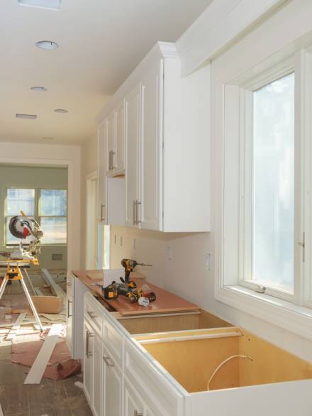 Custom kitchen cabinets of installation base of kitchen cabinets Kitchen cabinets of installation base of custom maker preparing kitchen